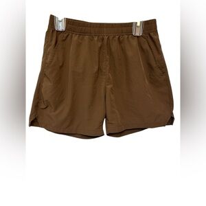 Mier Brown Running Nylon Quick Dry Shorts